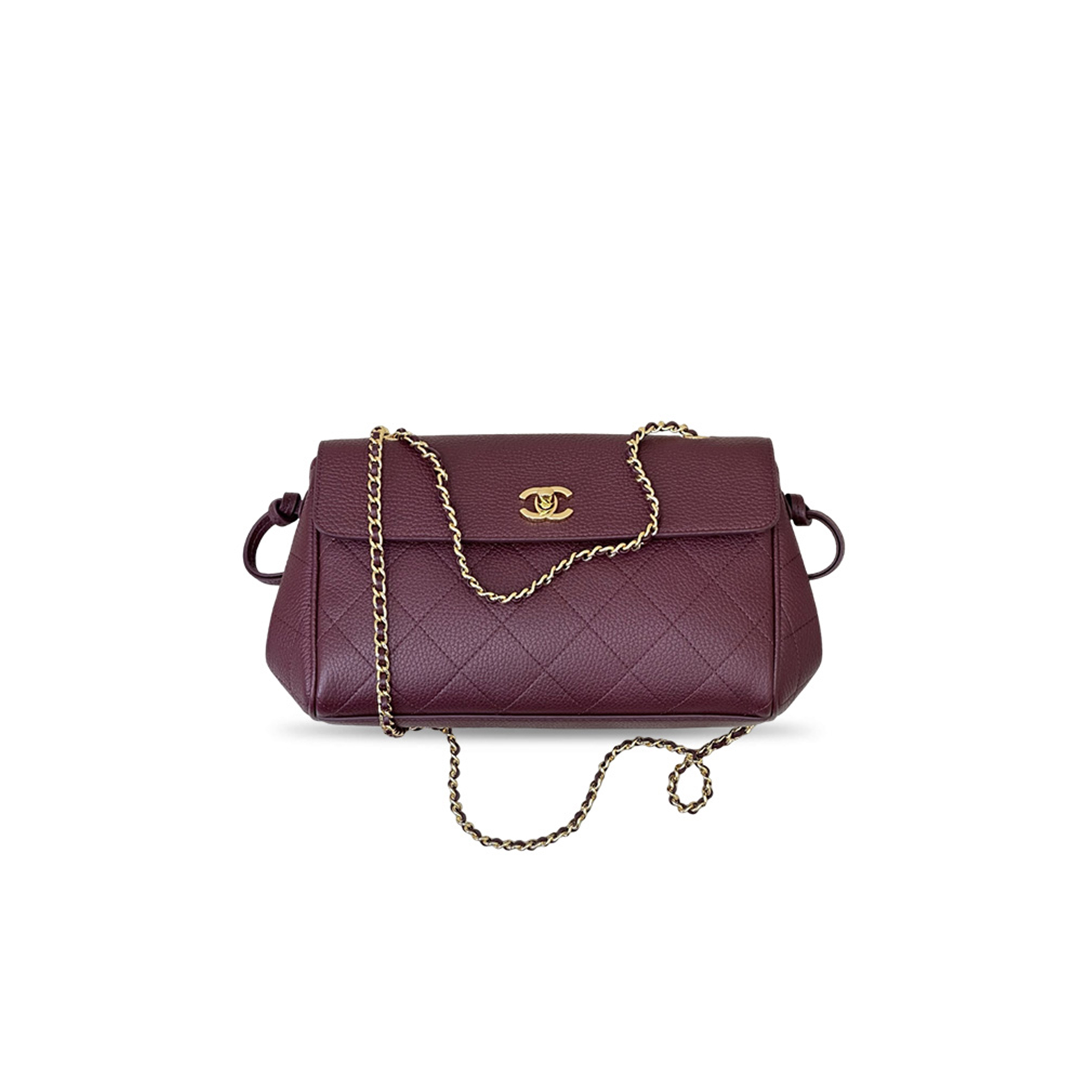 CHANEL MASTER SMALL CHAIN FLAP BAG GRAINED CALFSKIN (29*16*9.5cm)